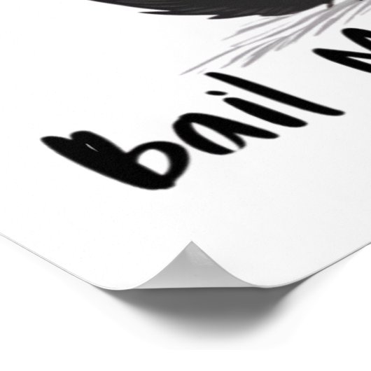 Sarcasm & Attitude Funny Cat Lover Gift  ポスター (角)