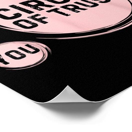 Sarcasm Circle Of Trust Funny  ポスター (角)