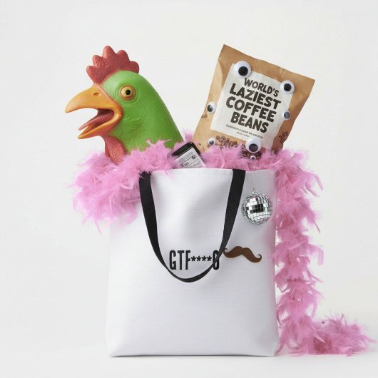 Sarcasm funny humour witty silly tote bag トートバッグ