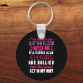 Sarcasm Im Not Clumsy I'm Not Clumsy Sarcastic Wom キーホルダー (正面)