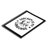 Sarcasm Is My Love ノートブック (左側)