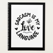 Sarcasm Is My Love プランナー手帳 (正面)