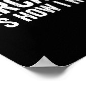 Sarcasm Its How I Hug Funny Sarcastic  ポスター (角)