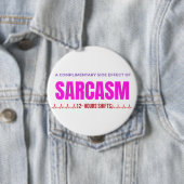 Sarcasm Nurse Button – A Complimentary Side Effect 缶バッジ (インサイチュ)