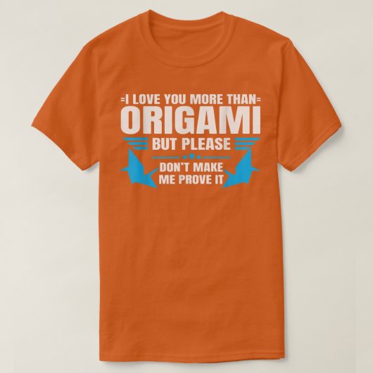 Sarcasm Origami Sculpture Origami Master Origami 1 Tシャツ (デザイン正面)