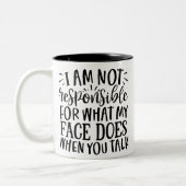 Sarcasm & Wit Coffee Mug ツートーンマグカップ (左)