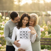 Sarcastic "Ask Me About My Due Date" Funny トライブレンドＴシャツ