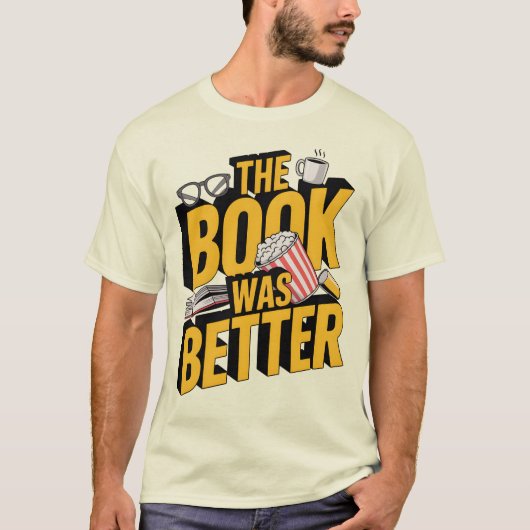 Sarcastic Bibliophile Bold Tシャツ (正面)
