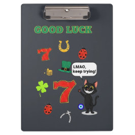 Sarcastic black cat  and Lucky charms クリップボード
