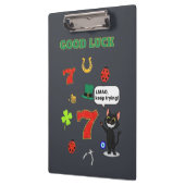 Sarcastic black cat &Lucky charms クリップボード (左)