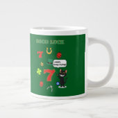 Sarcastic black cat &Lucky charms ジャンボコーヒーマグカップ (右)