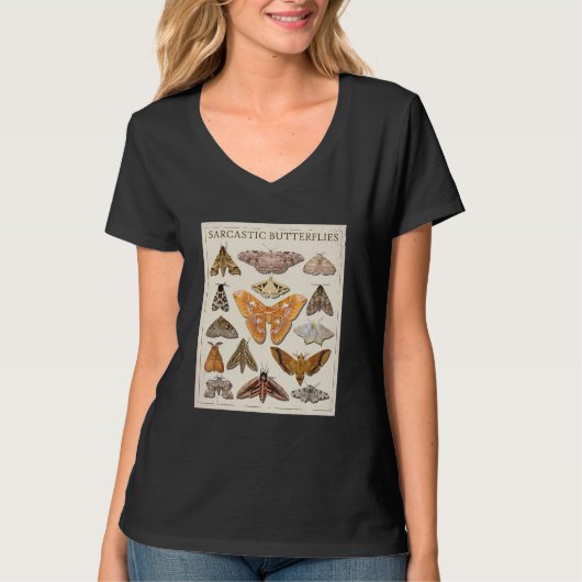 Sarcastic Butterfly Moth Catalog Tシャツ (正面)
