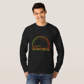 Sarcastic Car Giveashitometer Car Enthusiast Tシャツ (正面フル)