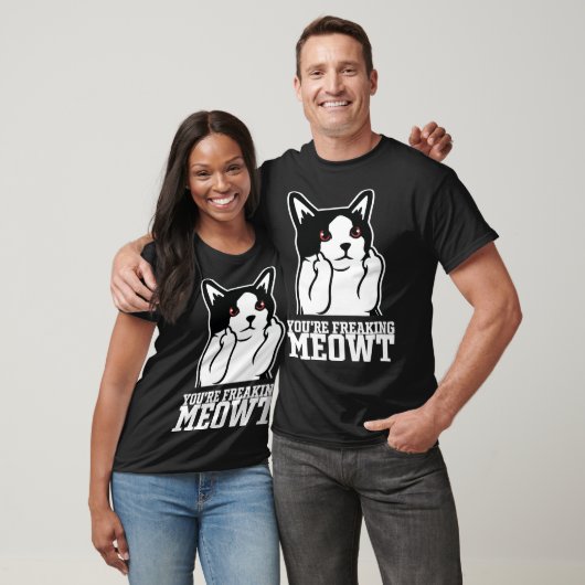 Sarcastic Cat Dark Cat Humor Cat Humor Tシャツ (ユニセックス)