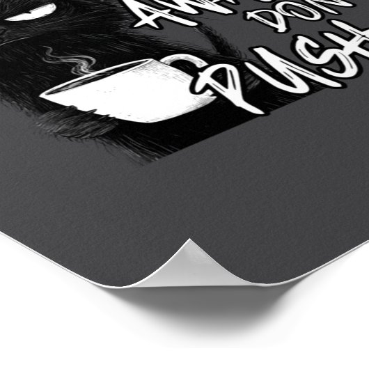 Sarcastic Cat Funny Cat I'm Here I'm Awake Don't P ポスター (角)