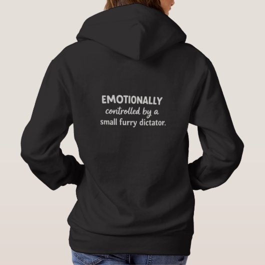 Sarcastic Cat Owner Tee パーカ (裏面)