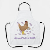 Sarcastic Chicken – Ask Me If I Give a Cluck エプロン (正面)