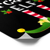 Sarcastic Christmas Elf Matching Pajama X-mas Part ポスター (角)