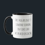 Sarcastic Coffee Lovers Dry Humor Workday Quote マグカップ<br><div class="desc">This coffee mug features a dry, self-aware message about running on caffeine, low energy, and questionable optimism, set in a simple handwritten-style font. Designed for workdays fueled by coffee and determination, it speaks to anyone who survives mornings on fumes and humor. A relatable, low-key funny gift for coworkers, friends, or...</div>