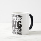 Sarcastic Coffee Quotes モーフィングマグカップ (正面右)