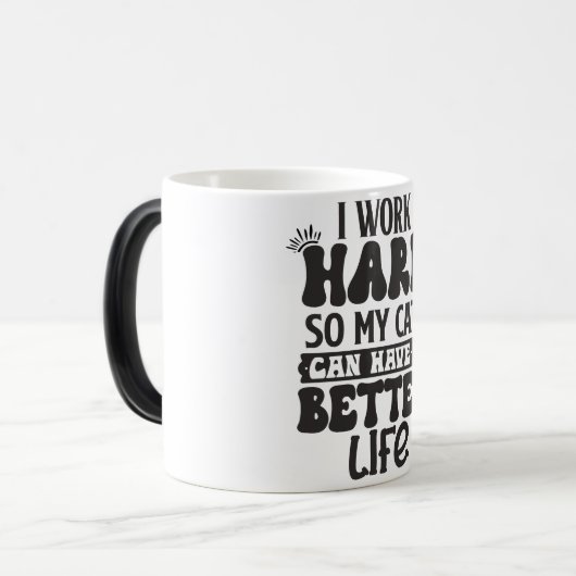Sarcastic Coffee Quotes モーフィングマグカップ (正面左)