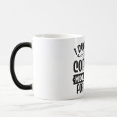 Sarcastic Coffee Quotes モーフィングマグカップ (左)