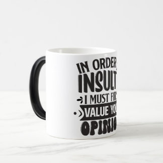 Sarcastic Coffee Quotes モーフィングマグカップ