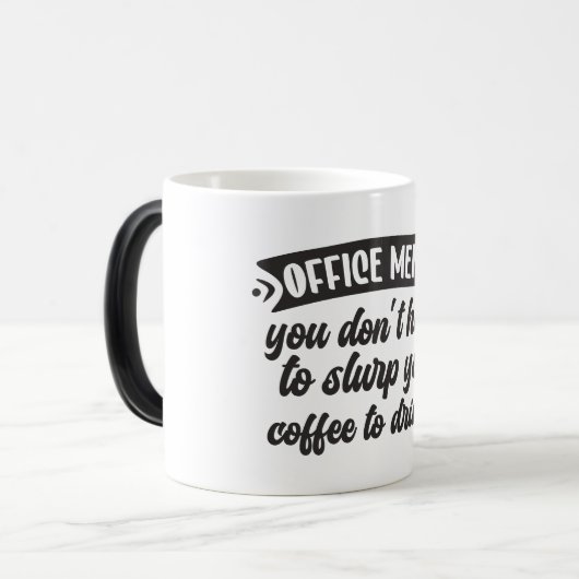 Sarcastic Coffee Quotes モーフィングマグカップ (正面左)