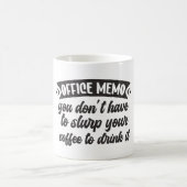 Sarcastic Coffee Quotes モーフィングマグカップ (中央)