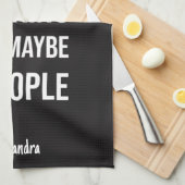 Sarcastic Cooking Gifts Chefs Cooks Personalized キッチンタオル (四つ折り)