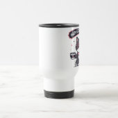 Sarcastic Cool Cat Bandana Coffee Lover Gift トラベルマグ (中央)