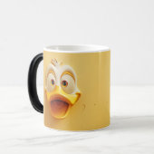 Sarcastic Duck Face 3D モーフィングマグカップ (正面左)