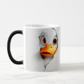 Sarcastic Duck Face 3D モーフィングマグカップ (左)