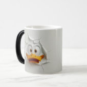 Sarcastic Duck Face 3D モーフィングマグカップ (正面左)