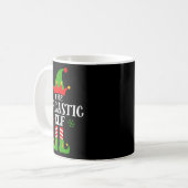 Sarcastic Elf Funny Matching Family Group Christma コーヒーマグカップ (正面左)
