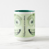 Sarcastic Face 3D Mug Wrap – Happiness is a Choice マグカップ (中央)