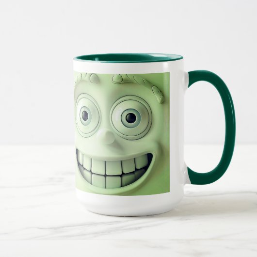 Sarcastic Face 3D Mug Wrap – Happiness is a Choice マグカップ (右)