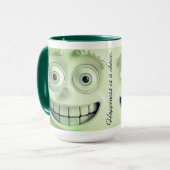 Sarcastic Face 3D Mug Wrap – Happiness is a Choice マグカップ (正面左)