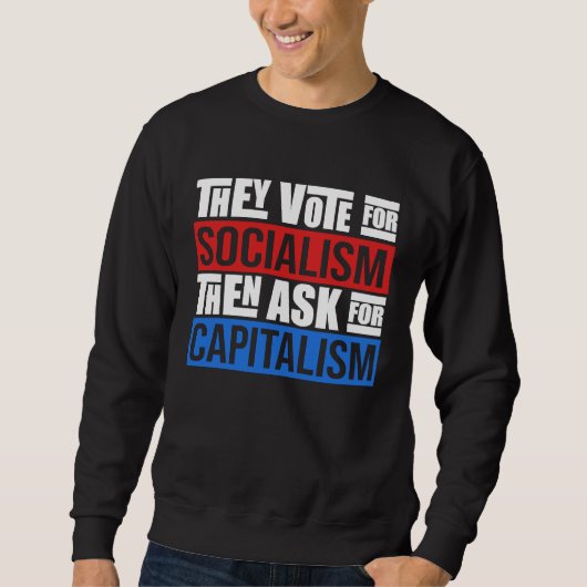 Sarcastic Facts Of Capitalism Artwork スウェットシャツ (正面)