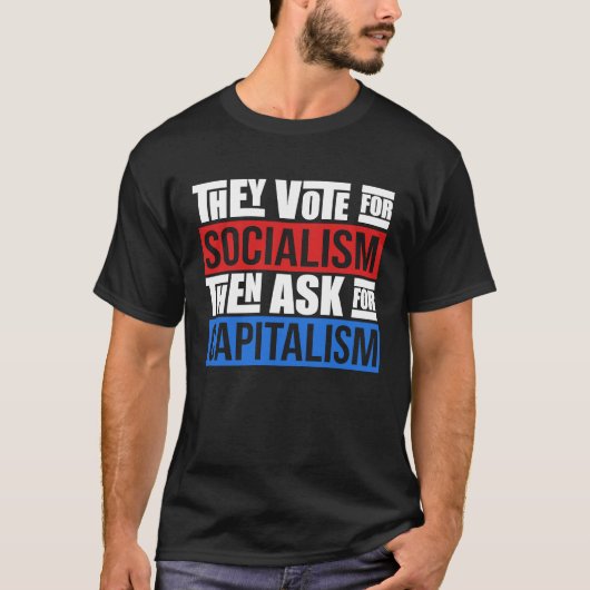 Sarcastic Facts Of Capitalism Artwork Tシャツ (正面)