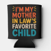 Sarcastic Family Humor Mother In Law Funny Parent 缶クーラー (裏面)