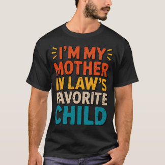 Sarcastic Family Humor Mother In Law Funny Parent  Tシャツ