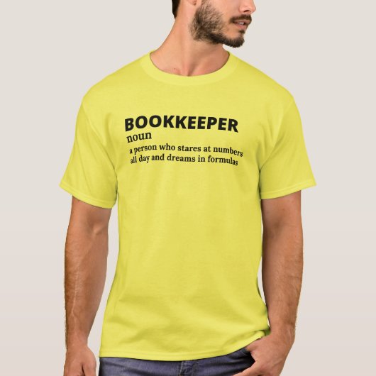 Sarcastic Financial Analyst Definition Tee Tシャツ (正面)
