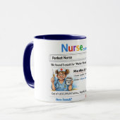 Sarcastic Funny Worst Nurse マグカップ (正面左)