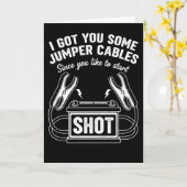 Sarcastic Got You Some Jumper Cables Since You  カード (黄色い花)