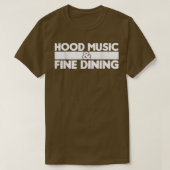 Sarcastic Hood Music And Fine Dining  Tシャツ (デザイン正面)