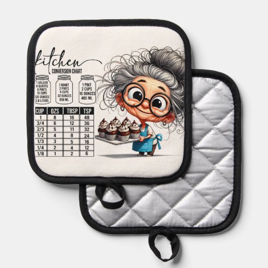 Sarcastic Kitchen Chart   鍋敷き (正面/裏面)