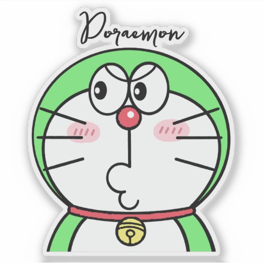 Sarcastic Mini Doraemon シール (正面)