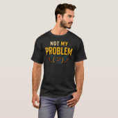 Sarcastic Minimal Humor Design Tシャツ (正面フル)