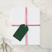 Sarcastic Minimalist Holiday Gift Tag ギフトタグ (より糸付き)